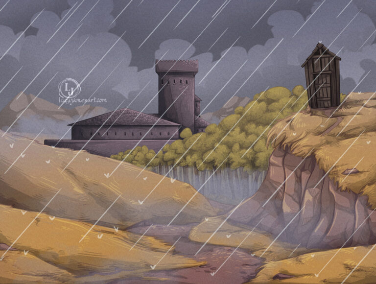 Rainy Castle Study